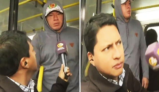 "Sintió el verdadero terror", bromearon usuarios. Foto:  captura X/ Latina - Video: Latina