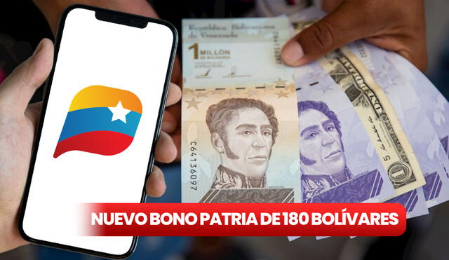 El dinero del nuevo bono de 180 bolívares podrá transferirse a tu cuenta de banco. Foto: composición LR/Europa Press/Patria