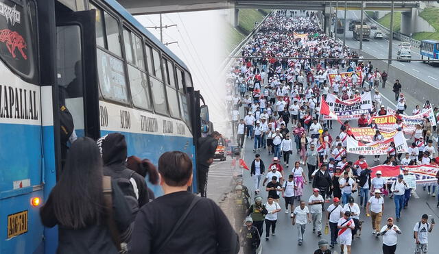 Diversos gremios de transportistas y otros sectores se unirán en un paro nacional en Perú, en protesta contra la creciente inseguridad. Foto: Marco Cotrina/Kevinn García/LR