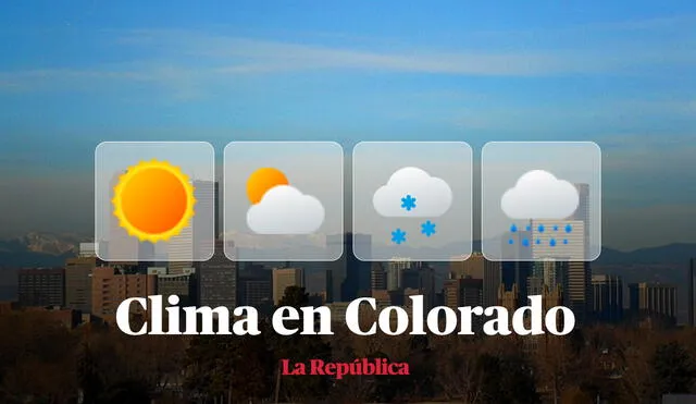 Clima y pronóstico del tiempo en Colorado, según National Weather Service de Estados Unidos. Foto: composición LR/Wikipedia