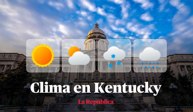 Clima y pronóstico del tiempo en Kentucky, según National Weather Service de Estados Unidos. Foto: composición LR/Wikipedia