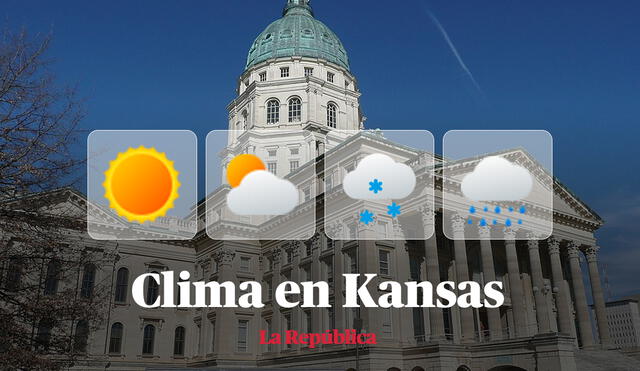 Clima y pronóstico del tiempo en Kansas, según National Weather Service de Estados Unidos. Foto: composición LR/Wikipedia