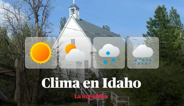 Clima y pronóstico del tiempo en Idaho, según National Weather Service de Estados Unidos. Foto: composición LR/Wikipedia