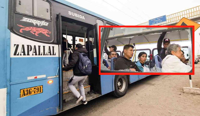 El conductor indicó que “pandilleros” atacaron su bus mientras realizaba su recorrido habitual. Foto: composición LR/La República/Canal N