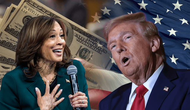 Este es el sueldo que podrá recibir anualmente Kamala Harris o Donald Trump. Foto: composición LR/difusión