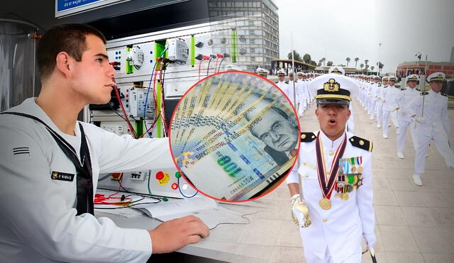 ¿A cuánto asciende el sueldo de los oficiales y suboficiales de la Marina de Guerra del Perú? Conoce cómo postular. Foto: composición LR / Escuela Naval del Perú / Andina / Flickr