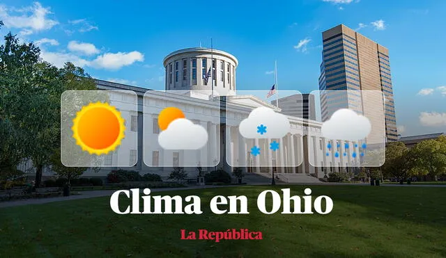 Clima y pronóstico del tiempo en Ohio, según National Weather Service de Estados Unidos. Foto: composición LR/Wikipedia