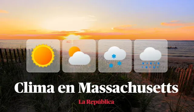 Clima y pronóstico del tiempo en Massachusetts, según National Weather Service de Estados Unidos. Foto: composición LR/Wikipedia