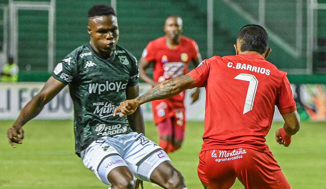 Deportivo Cali jugó con 10 hombres la mayor parte de este clásico vallecaucano. Foto: América de Cali