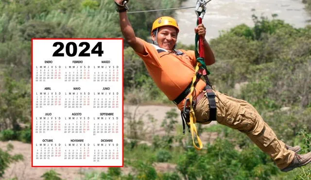 Revisa el calendario oficial 2024 para planificar tus descansos. Foto: Composición LR/Andina