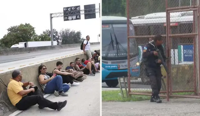 La Policía Militar llevaba a cabo un operativo para detener a ladrones de autos y mercancía, pero se retiró tras registrarse disparos contra vehículos en la Avenida Brasil. Foto: composición LR/JOSE LUCENA/THENEWS2