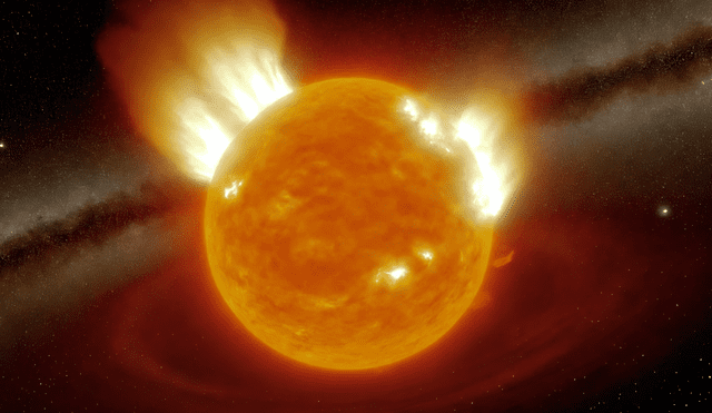 El Sol sigue un ciclo natural como todas las estrellas en el universo. Foto: IA / LR