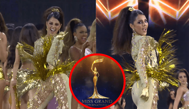 Luciana Fuster se llevó la corona del Miss Grand International en el 2023. Foto: Composición LR/Captura Youtube