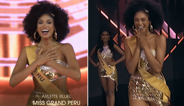 Arlette Rujel es la representante de Perú en el Miss Grand International 2024. Foto: Composición LR/Captura Youtube