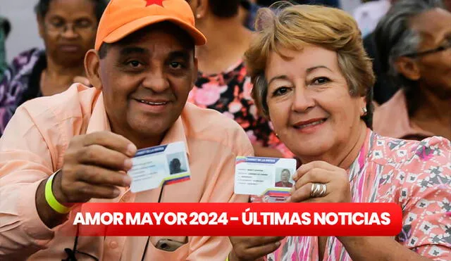 Revisa aquí las últimas noticias referentes a los pagos que realiza Amor Mayor en 2024. Foto: composición LR/Gobierno de Venezuela