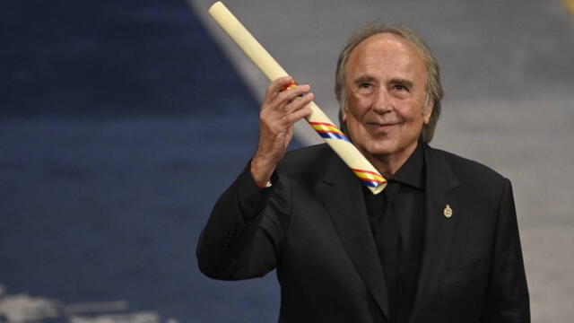 Joan Manuel Serrat, en los premios Princesa de Asturias. Foto: AFP