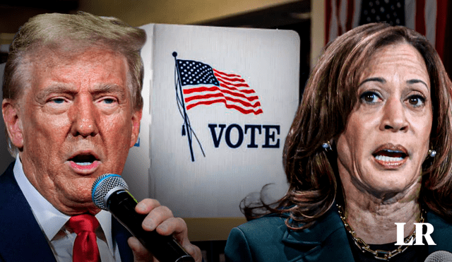 Kamala Harris cuenta con una estrategia si Donald Trump repite lo hecho en el 2020, proclamándose ganador de las elecciones antes de tiempo. Foto: Composición LR