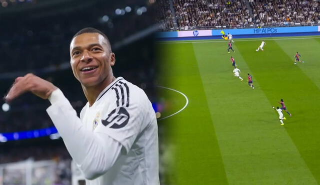 Kylian Mbappé tuvo varias ocasiones para poner arriba al Real Madrid, pero aún sin suerte. Foto: composición LR/captura