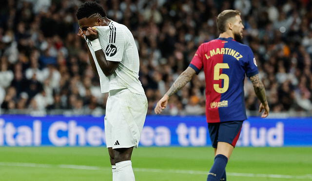 Real Madrid jugó su peor partido de la temporada ante Barcelona .Foto: AFP