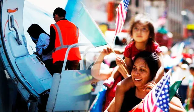 El gobierno de Estados Unidos anunció el fin al programa de Estatus de Protección Temporal (TPS). Foto: composición LR/AFP.