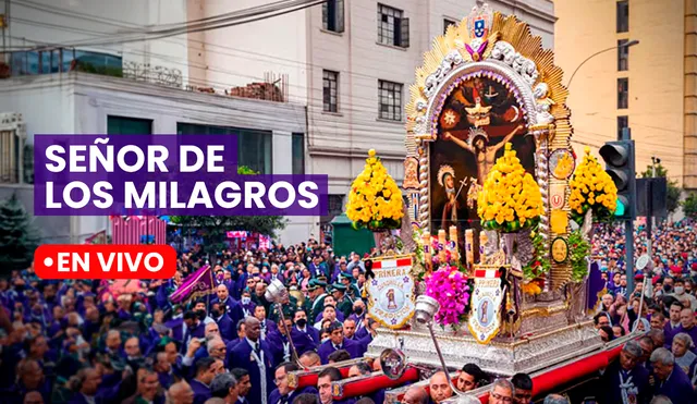 La cuarta procesión del Señor de los Milagros será la última del mes de octubre. Foto: composición LR/La República