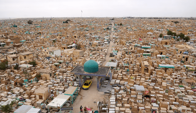 n 2011, la UNESCO designó a Wadi Al-Salam como Patrimonio Mundial, reconociendo su importancia cultural y espiritual. Foto: AFP