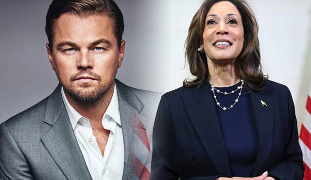 Leonardo DiCaprio pide votar por Kamala Harris por el cambio climático. Foto: composición LR/ AFP/ Revista Velvet