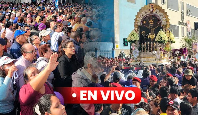 La procesión del Señor de los Milagros se transmite EN VIVO por Nazarenas TV. Foto: composición LR