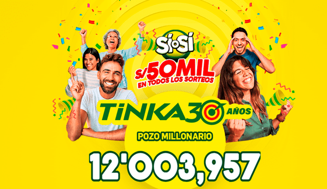 Revisa los resultados de La Tinka del domingo 23 de octubre. Foto: La Tinka