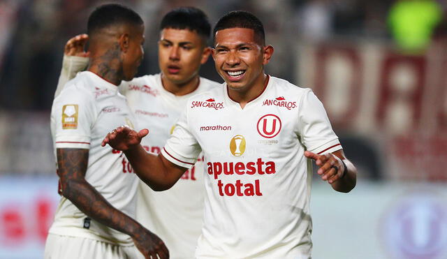 Edison Flores marcó el tercero de Universitario ante Cienciano. Foto: Luis Jiménez/GLR