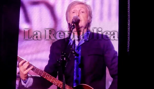 Paul McCartney viene dando uno de los conciertos más esperados del año en Perú. Foto: Rosario Rojas/ URPI-LR