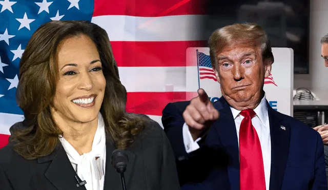 Kamala Harris y Donald Trump están cada vez más cerca de saber los resultados electorales. Foto: composición LR/difusión