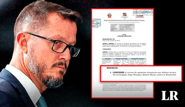 Jorge Barata pidió que se revoque el pedido de prisión preventiva en su contra Foto: Composición LR.