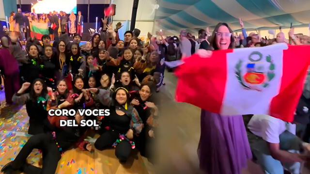 Perú entre los 3 mejores coros del mundo: delegación ganó medallas de oro en pop y folklore en el Sing for Gold The World Choral Cup. Foto: Voces del Sol