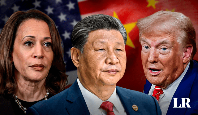 El 5 de noviembre, Estados Unidos elegirá entre Kamala Harris y Donald Trump, con enfoques opuestos hacia China, en un contexto de creciente tensión internacional. Foto: Composición LR