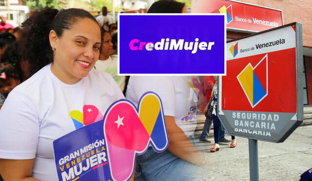 CrediMujer es un programa de la Gran Misión Venezuela Mujer. Foto: composición LR/Doble Llave/Banco de Venezuela