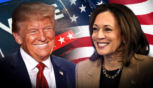 Estados Unidos se prepara para las elecciones presidenciales de 2024, donde Kamala Harris y Donald Trump son los principales candidatos en una reñida contienda electoral. Foto: composición LR/AFP