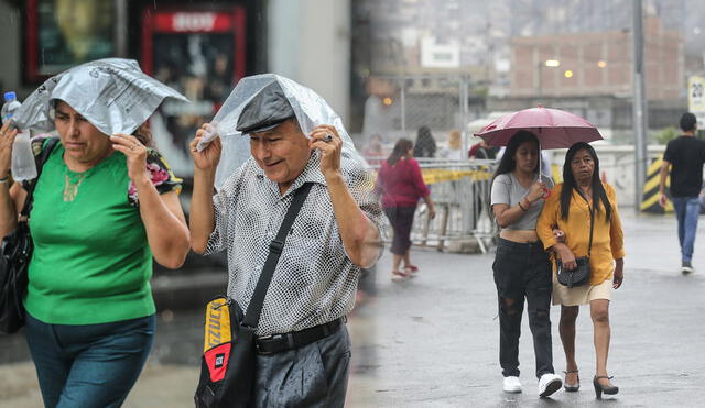 Senamhi advierte fuertes precipitaciones como lluvia, granizo y ráfagas de viento en 14 regiones del Perú. Foto: composición LR/Andina