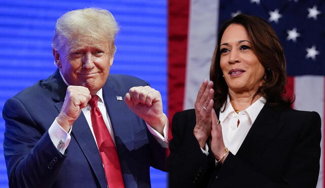 Las encuestas revelan que Trump y Harris se encuentran en un escenario reñido. Foto: EFE / Los Angeles Times