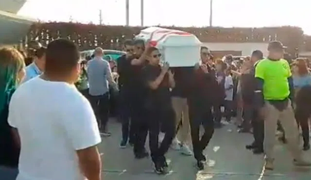 César 'Zapatito' Vega fue enterrado en el cementerio Parque del Recuerdo. Foto: captura de Jhean Vásquez