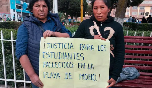 Hugo Chuquimamani, padre del escolar de 14 años, exigió justicia para los escolares. Foto: Cinthia Alvarez/LR