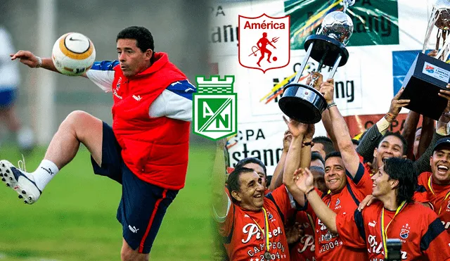 Pedro Sarmiento tuvo un destacado paso como exfutbolista y entrenador en varios clubes de Colombia. Foto: composición LR/AFP