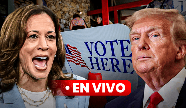 Kamala Harris mantiene una ligera ventaja nacional de 1.3 puntos sobre Donald Trump. Foto: Composición LR/AFP.