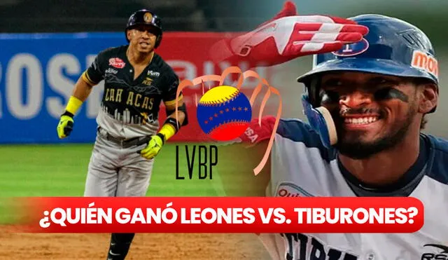 Leones del Caracas llegan a este encuentro tras vencer a Magallanes por 8-5 el último martes 29 de octubre. Foto: composición LR