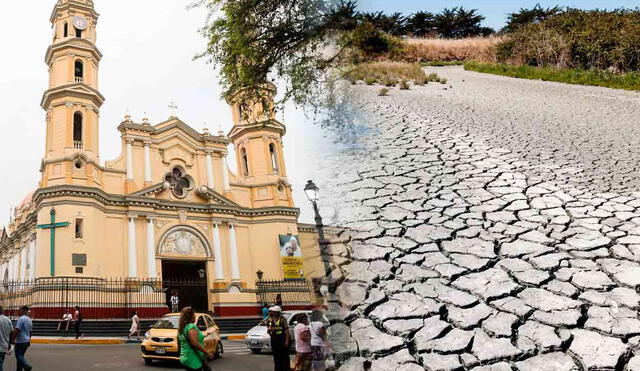 EPS Grau informó que Piura solo tiene agua para un mes. Foto: composición La República