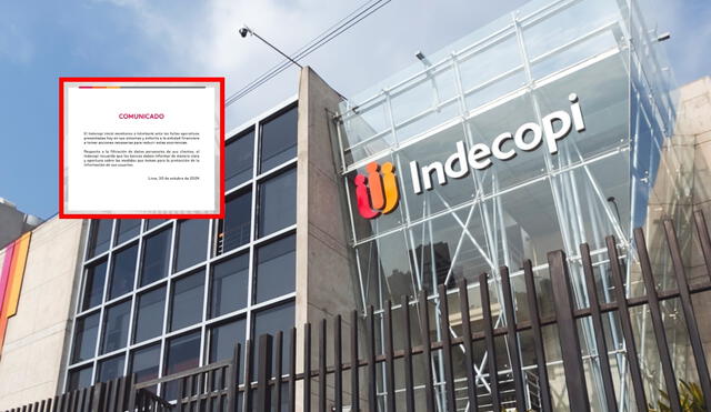 Indecopi iniciará acciones frente a filtración de datos de Interbank: Andina/Indecopi/LR