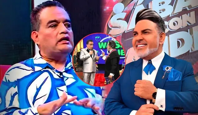 La vez que Jorge Benavides confrontó a Andrés Hurtado y casi abandona el set de su programa en vivo: ¿qué le dijo 'Chibolín?. Foto: composición LR / JB / Andrés Hurtado