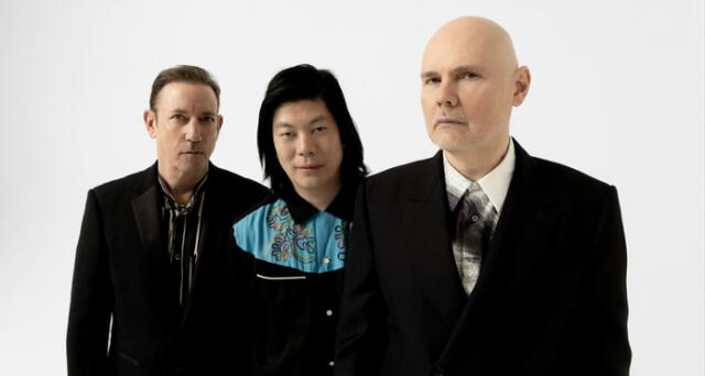 Jimmy Chamberlin (batería), James Iha (guitarra) y Billy Corgan (vocalista): The Smashing Pumpkins.