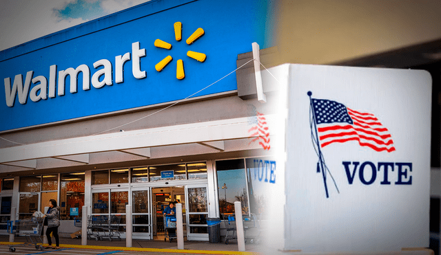 Walmart anunció que contará con un horario de atención especial para los que deseen hacer compras durante las elecciones en Estados Unidos. Foto: composición LR/Freepik