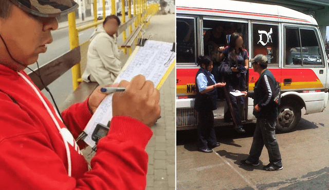 Un 'datero' actúa como controlador en tiempo real del tráfico de vehículos de transporte público. Foto: composición LR/ Latina Noticias/ YouTube/Stef's Peru Travel Tips